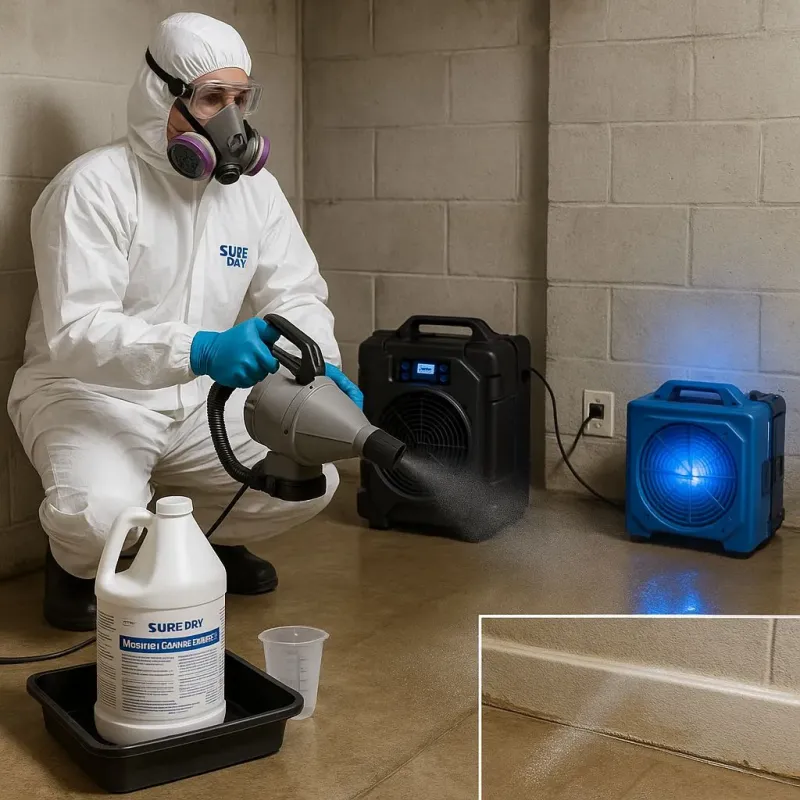 Sanitization and Odor Removal process in Hanna City, IL