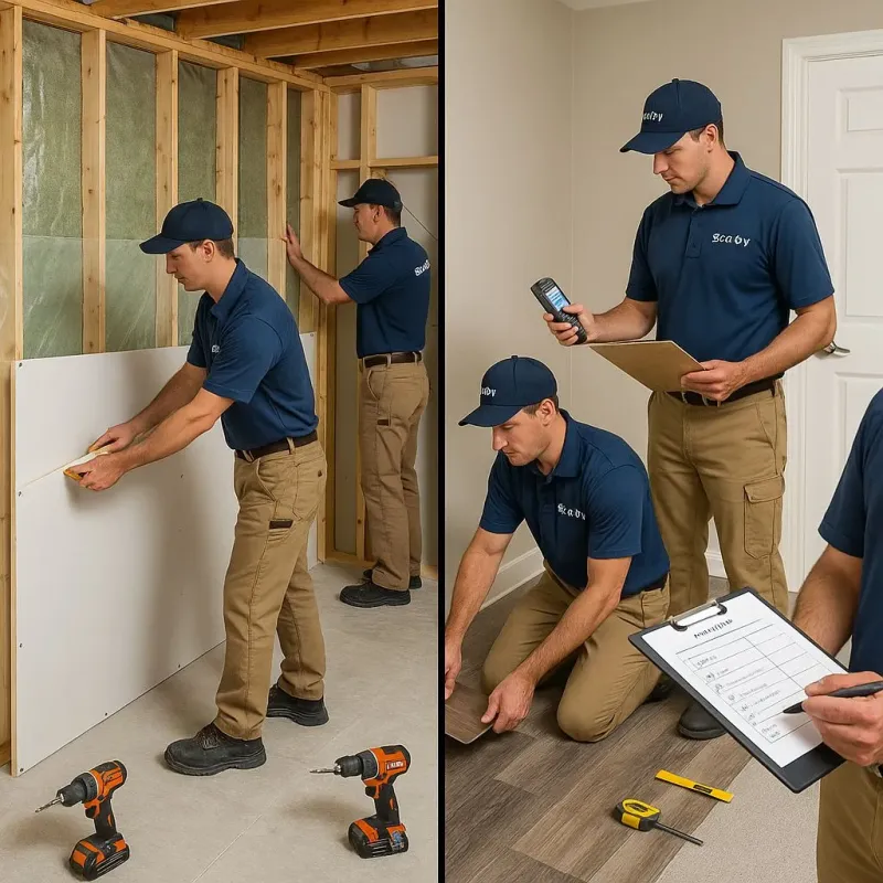 Repairs and Reconstruction process in Hanna City, IL